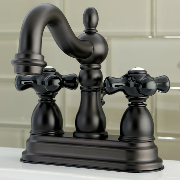 KS1605PKX 4 Centerset Bathroom Faucet, Oil Rubbed Bronze